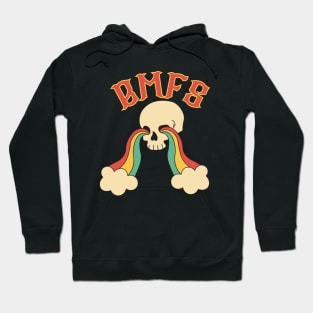 Billy Strings Skull Fuzzy Rainbow Hoodie